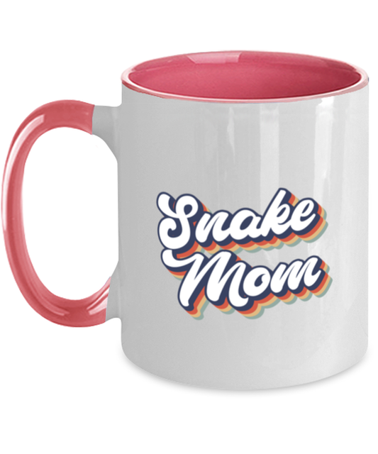 Snake Mom 70s Mama 1970s Mug, Gifts, Home Office Decor, Coffee Cup, Unique Gag Idea, Him Her