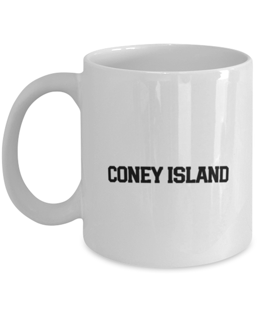 Coney Island NY New York Moving Away Mug, Gifts, Home Office Decor, Coffee Cup, Unique Gag Idea, Him Her