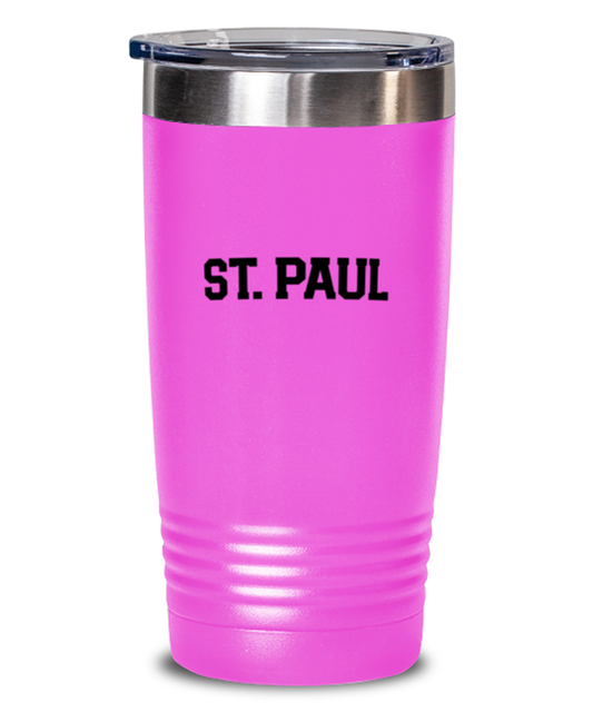 St. Paul MN Minnesota Moving Away Travel Mug, Gifts, Tumbler, Home Office Decor, Coffee Cup, Unique Gag Idea, Him Her