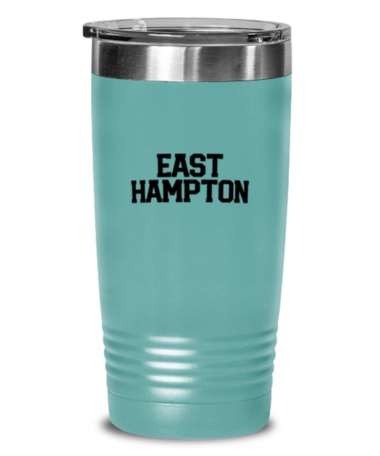 East Hampton NY New York Moving Away Travel Mug, Gifts, Tumbler, Home Office Decor, Coffee Cup, Unique Gag Idea, Him Her