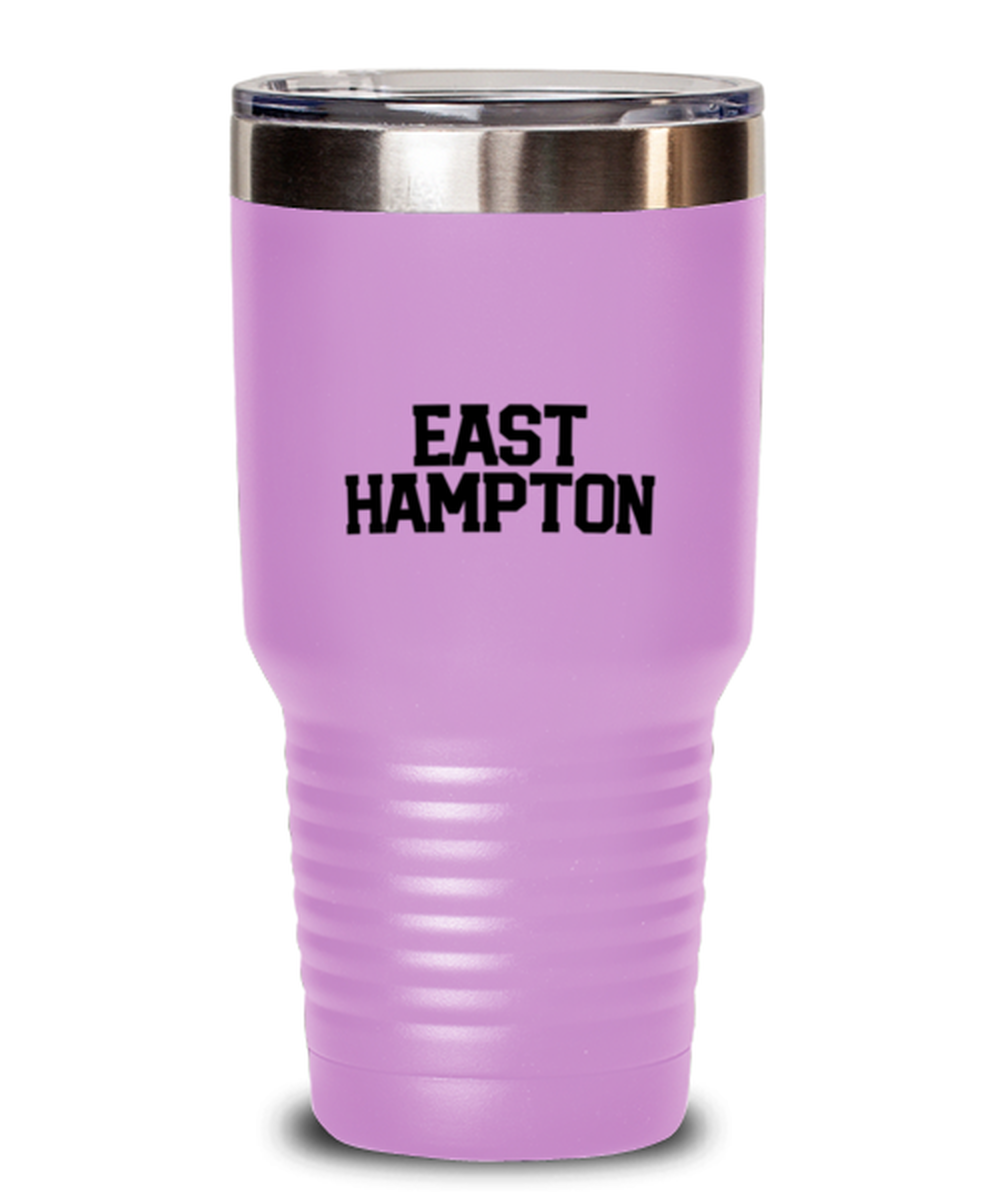 East Hampton NY New York Moving Away Travel Mug, Gifts, Tumbler, Home Office Decor, Coffee Cup, Unique Gag Idea, Him Her