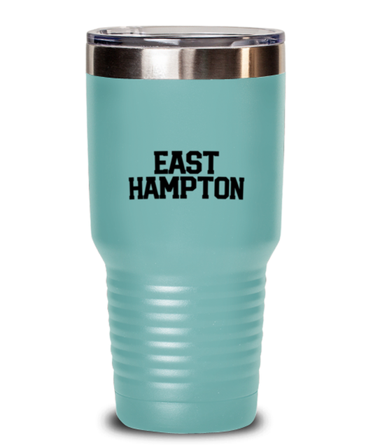 East Hampton NY New York Moving Away Travel Mug, Gifts, Tumbler, Home Office Decor, Coffee Cup, Unique Gag Idea, Him Her