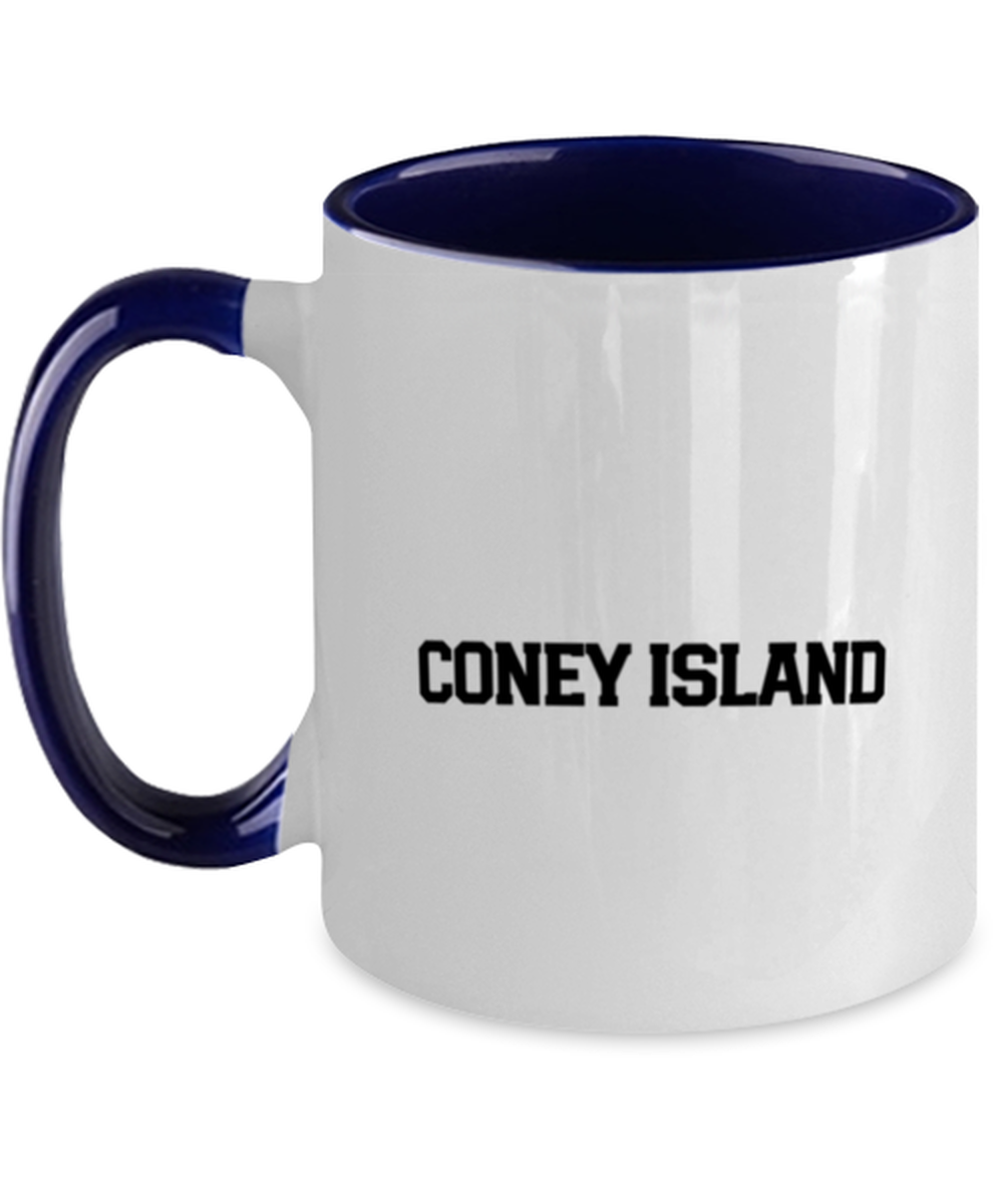 Coney Island NY New York Moving Away Mug, Gifts, Home Office Decor, Coffee Cup, Unique Gag Idea, Him Her