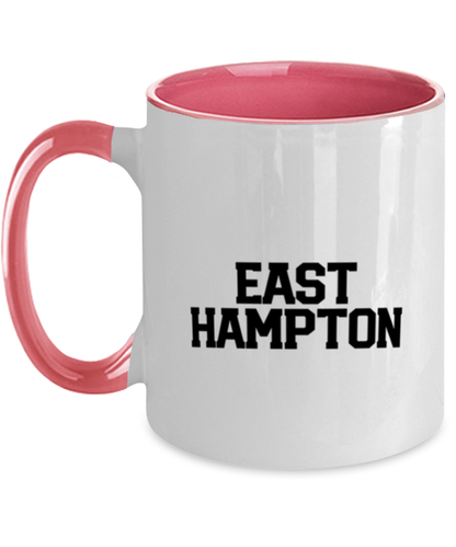 East Hampton NY New York Moving Away Mug, Gifts, Home Office Decor, Coffee Cup, Unique Gag Idea, Him Her