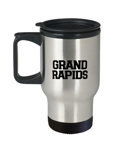 Grand Rapids Michigan Local Moving Away Travel Mug, Gifts, Tumbler, Home Office Decor, Coffee Cup, Unique Gag Idea, Him Her