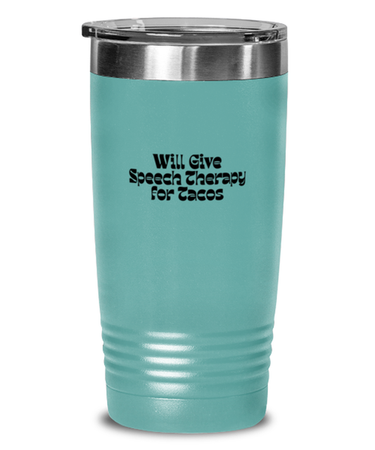 Speech Therapy Pathologist 70s 1970s Graduation Therapist Pathology Travel Mug, Gifts, Tumbler, Home Office Decor, Coffee Cup, Unique Gag Idea, Him Her