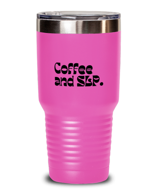 SLP Speech Language Pathologist 70s Speech Therapist Graduation 1970s Travel Mug, Gifts, Tumbler, Home Office Decor, Coffee Cup, Unique Gag Idea, Him Her