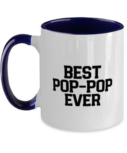 Pop Pop Father's Day Dad New Grandpa Granddad Grandpop Mug, Gifts, Home Office Decor, Coffee Cup, Unique Gag Idea, Him Her