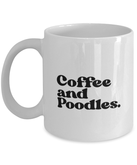 Poodle Lover 70s 1970s Mom Dad Mug, Gifts, Home Office Decor, Coffee Cup, Unique Gag Idea, Him Her