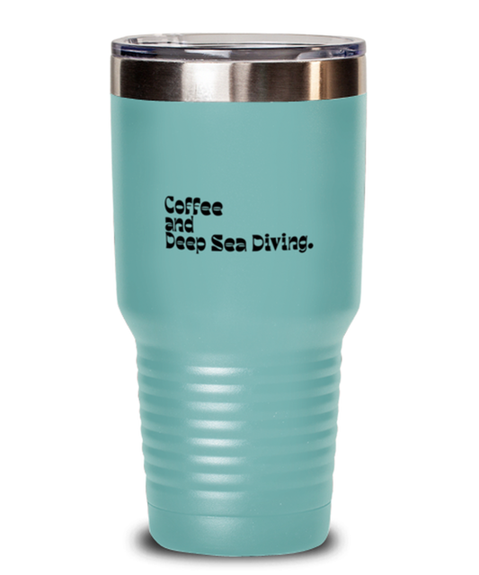 Deep Sea Diver 70s 1970s Diving Dive Travel Mug, Gifts, Tumbler, Home Office Decor, Coffee Cup, Unique Gag Idea, Him Her