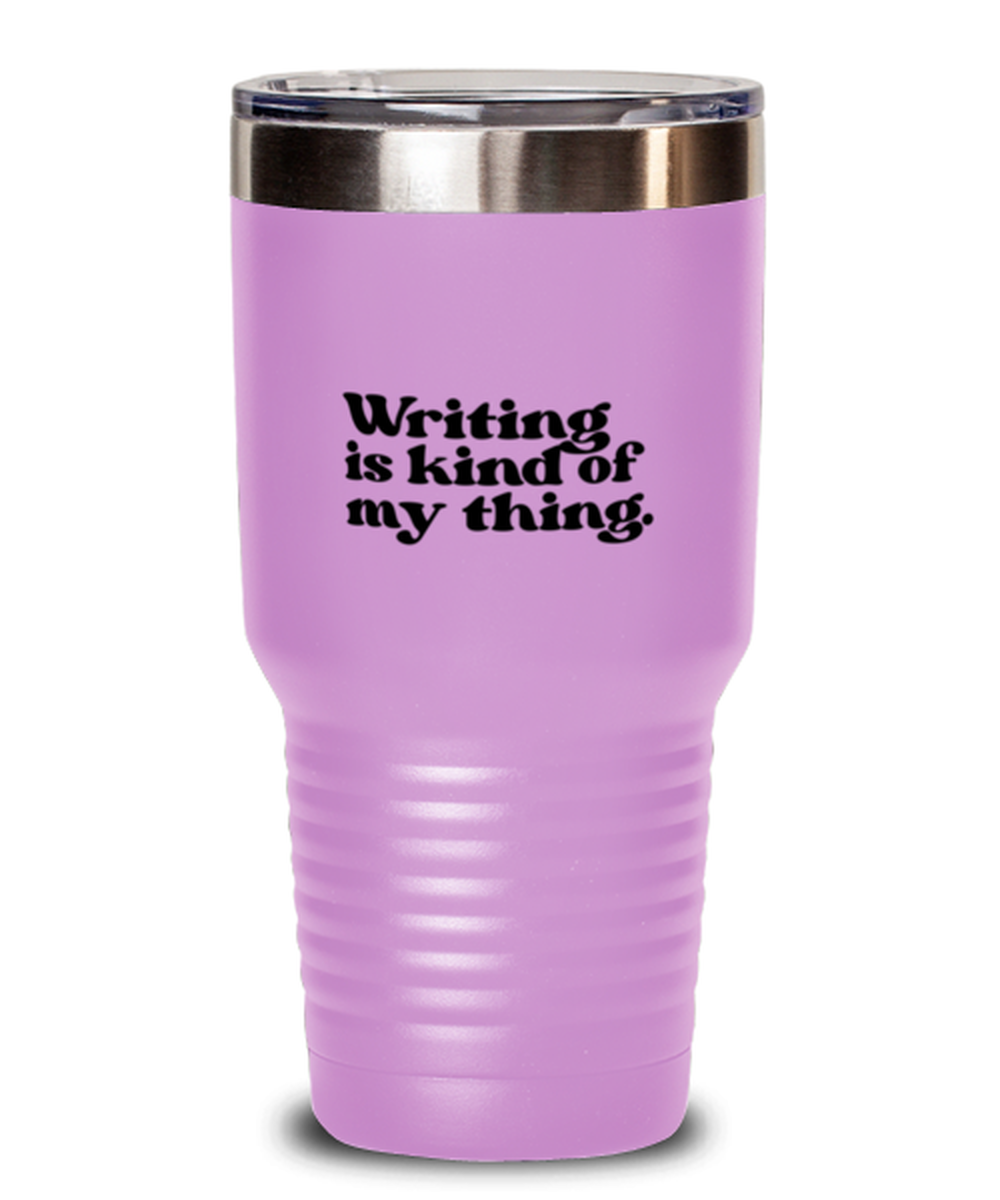 Writing Novel 70s 1970s Writer Journalist Novelist Travel Mug, Gifts, Tumbler, Home Office Decor, Coffee Cup, Unique Gag Idea, Him Her