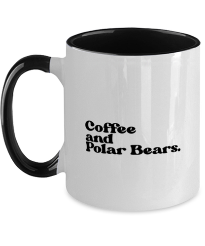 Polar Bear Lover 70s 1970s Mug, Gifts, Home Office Decor, Coffee Cup, Unique Gag Idea, Him Her