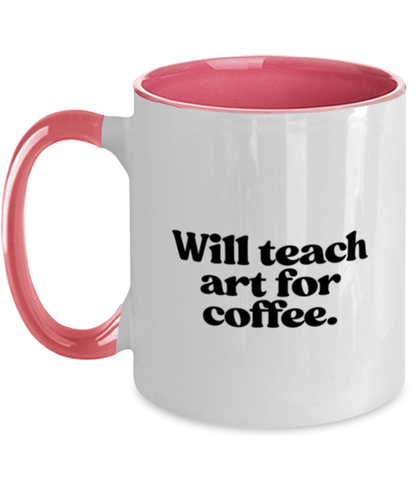 Art Teacher 70s 1970s Mug, Gifts, Home Office Decor, Coffee Cup, Unique Gag Idea, Him Her