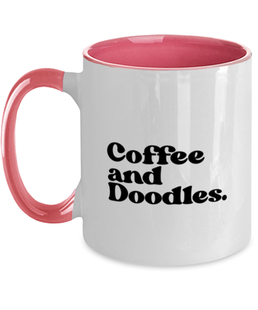 Doodle Lover 70s 1970s Mom Dad Golden Doodle Retriever Mug, Gifts, Home Office Decor, Coffee Cup, Unique Gag Idea, Him Her