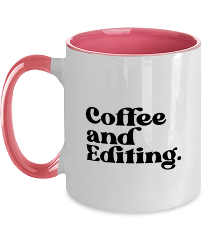 Editing Videographer 70s 1970s Photographer Photography Mug, Gifts, Home Office Decor, Coffee Cup, Unique Gag Idea, Him Her