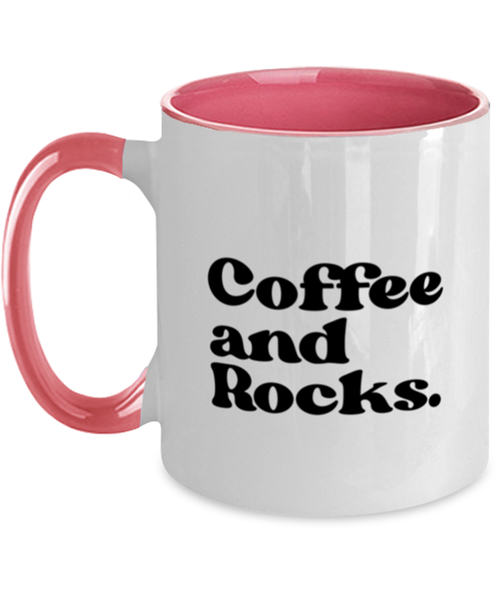 Rock Collector 70s 1970s Geology Geologist Mug, Gifts, Home Office Decor, Coffee Cup, Unique Gag Idea, Him Her