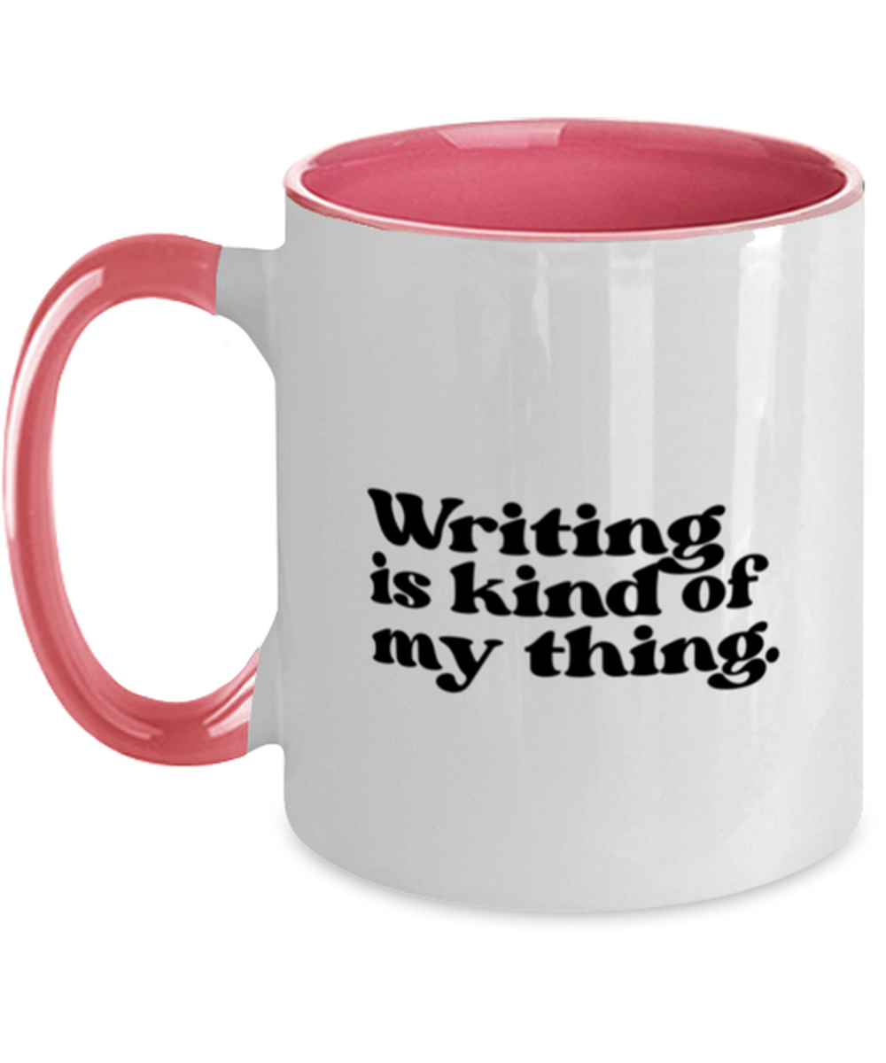 Writing Novel 70s 1970s Writer Journalist Novelist Mug, Gifts, Home Office Decor, Coffee Cup, Unique Gag Idea, Him Her