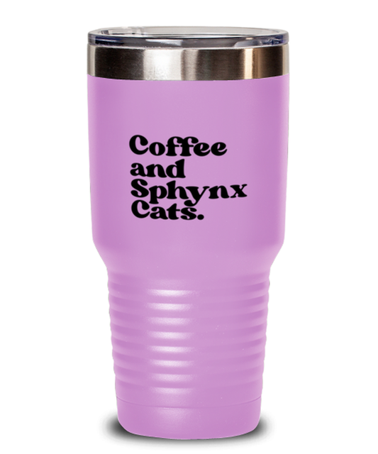 Sphynx Cat Lover 70s Retro Owner Mom Dad Travel Mug, Gifts, Tumbler, Home Office Decor, Coffee Cup, Unique Gag Idea, Him Her