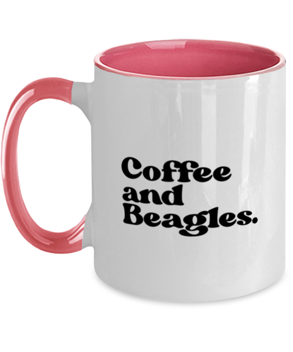 Beagle Lover 70s Retro Dog Owner Mom Dad Mug, Gifts, Home Office Decor, Coffee Cup, Unique Gag Idea, Him Her