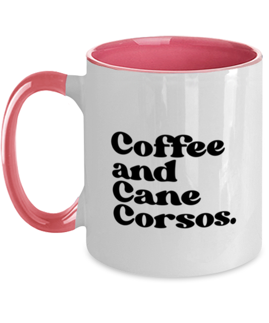 Cane Corso Lover 70s Retro Dog Owner Mom Dad Mug, Gifts, Home Office Decor, Coffee Cup, Unique Gag Idea, Him Her