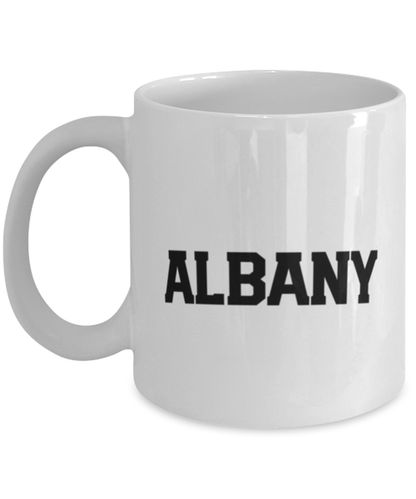 Albany NY GA New York Georgia Local Moving Away Mug, Gifts, Home Office Decor, Coffee Cup, Unique Gag Idea, Him Her