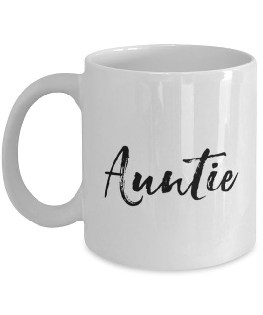 Auntie New from Sister Niece Pregnancy Announcement Mug, Gifts, Home Office Decor, Coffee Cup, Unique Gag Idea, Him Her