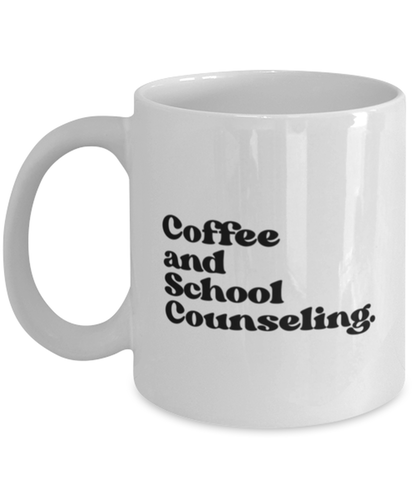 School Counselor Graduation Mug, Gifts, Home Office Decor, Coffee Cup, Unique Gag Idea, Him Her