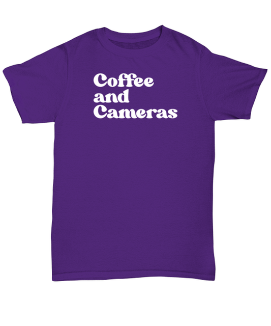 Camera Collector 1970s 70s Photographer Videographer Shirt, Gifts, Tshirt, Unisex Tee, Funny