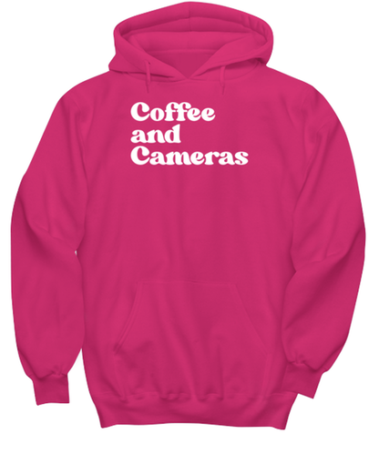 Camera Collector 1970s 70s Photographer Videographer Hoodie, Gifts, Hooded Sweatshirt, Unisex Hoodie Shirt, Funny