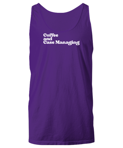 Case Manager 1970s 70s Tank Top, Gifts, Unisex Tank Shirt, Funny