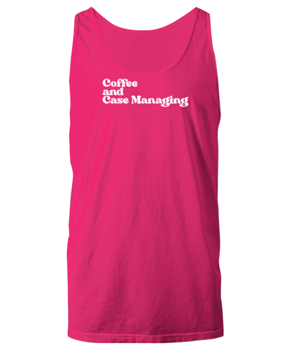 Case Manager 1970s 70s Tank Top, Gifts, Unisex Tank Shirt, Funny