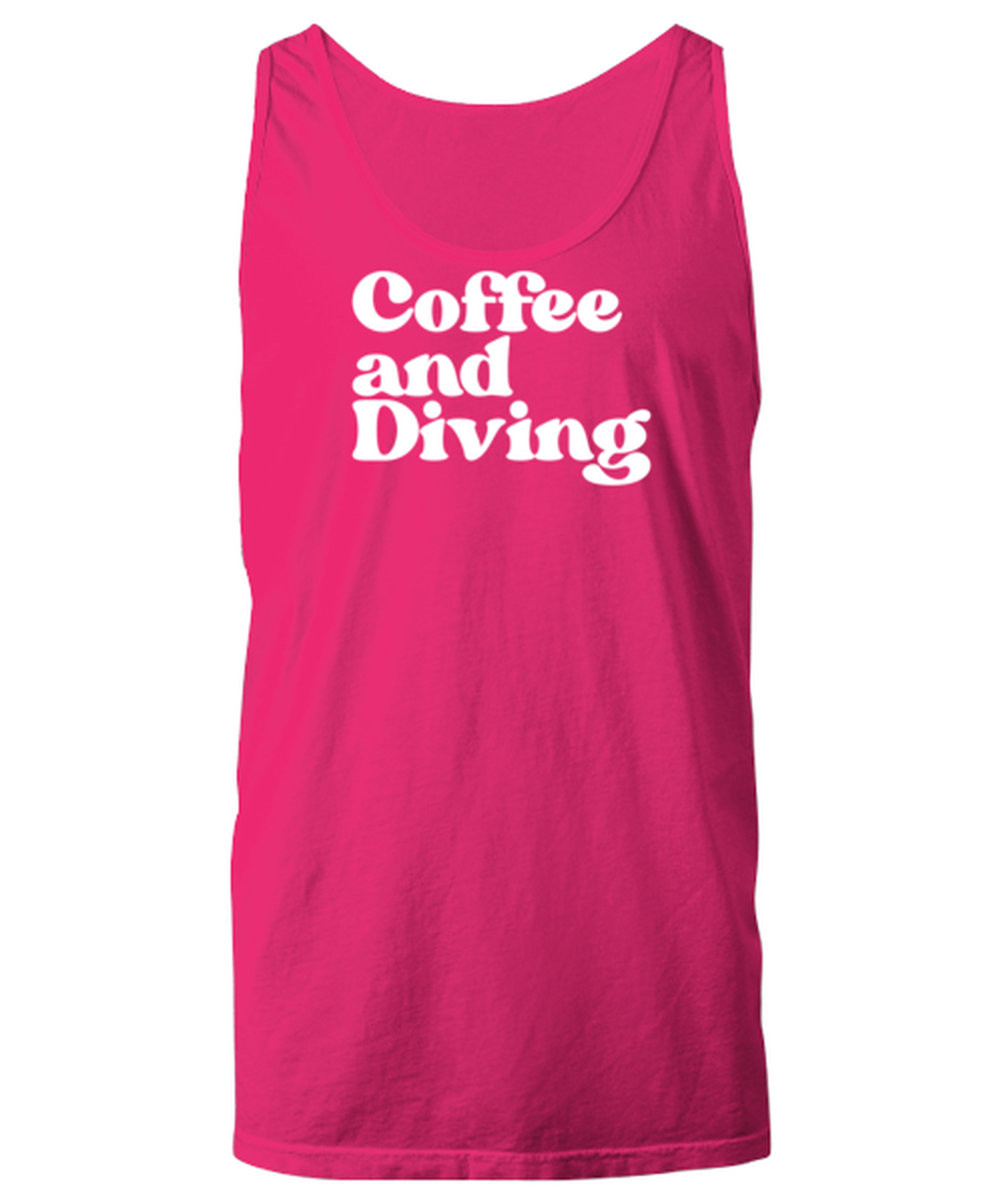 Diver Diving 1970s 70s Tank Top, Gifts, Unisex Tank Shirt, Funny