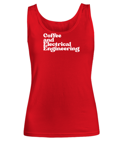 Electrical Engineer Graduation Engineering 1970s 70s Womens Tank Top, Gifts, Female Tank Shirt, Funny