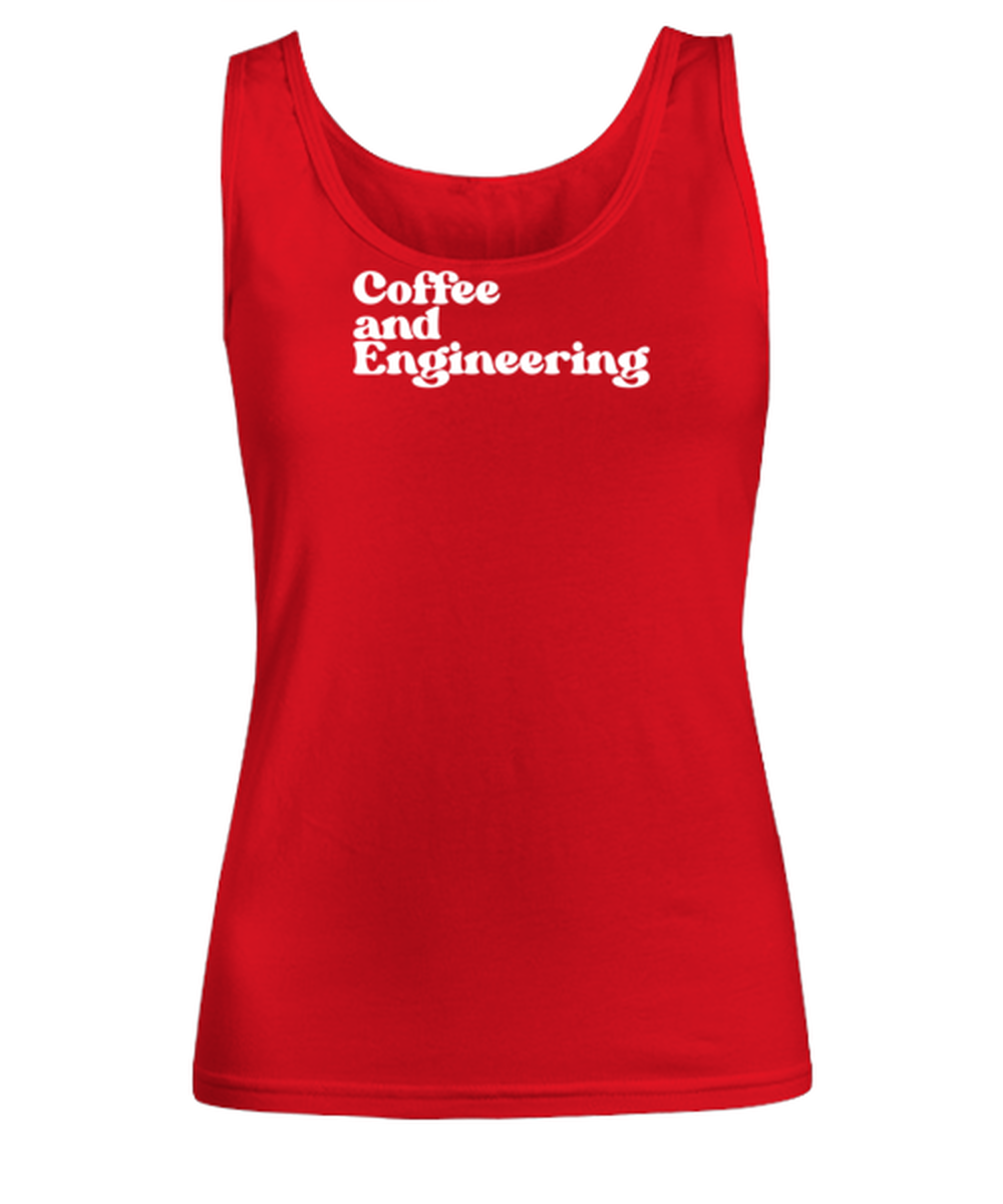 Engineer Graduation Engineering 1970s 70s Womens Tank Top, Gifts, Female Tank Shirt, Funny