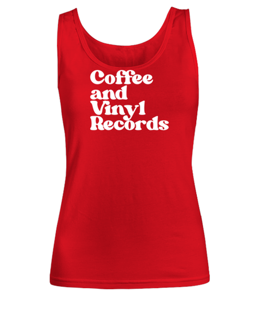 Vinyl Records 1970s 70s Womens Tank Top, Gifts, Female Tank Shirt, Funny