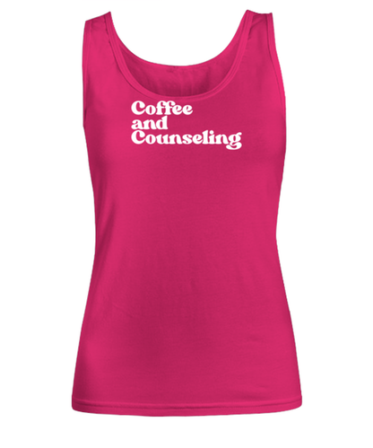 Counselor Counseling 1970s 70s Womens Tank Top, Gifts, Female Tank Shirt, Funny