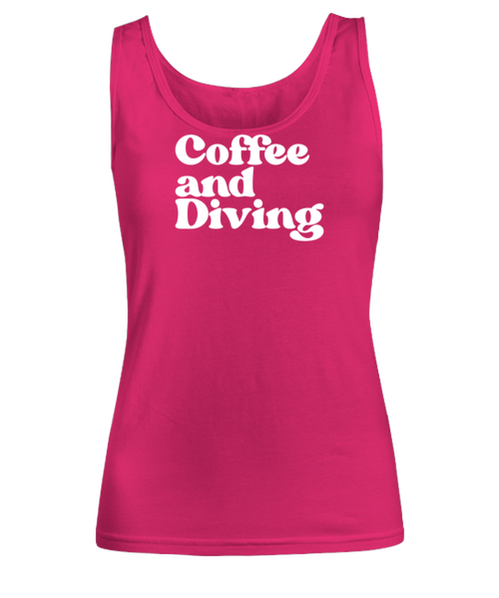 Diver Diving 1970s 70s Womens Tank Top, Gifts, Female Tank Shirt, Funny