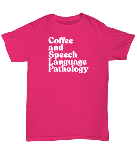 Speech Language Pathologist SLP 1970s 70s Shirt, Gifts, Unisex Tshirt, Tee, Funny