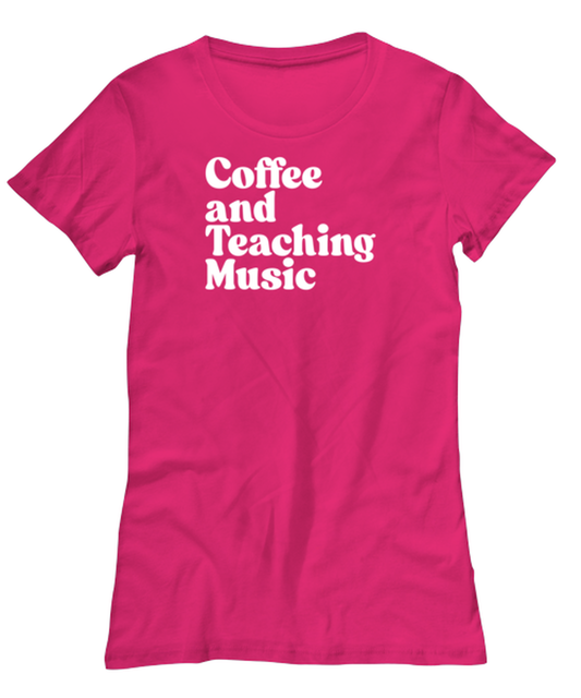 Music Teacher Graduation 1970s 70s Womens Shirt, Gifts, Female Tshirt, Tee, Funny