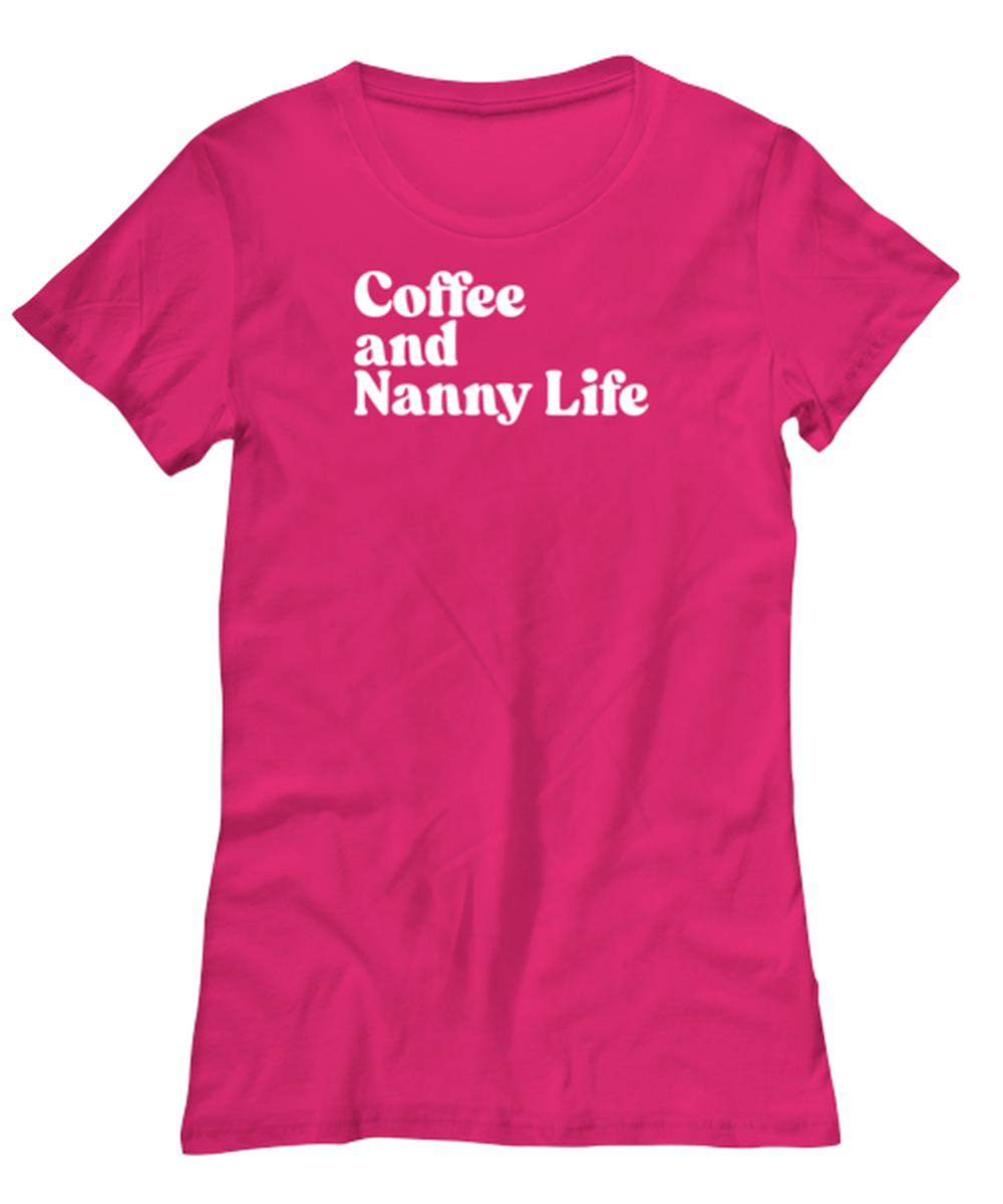 Nanny 1970s 70s Womens Shirt, Gifts, Female Tshirt, Tee, Funny