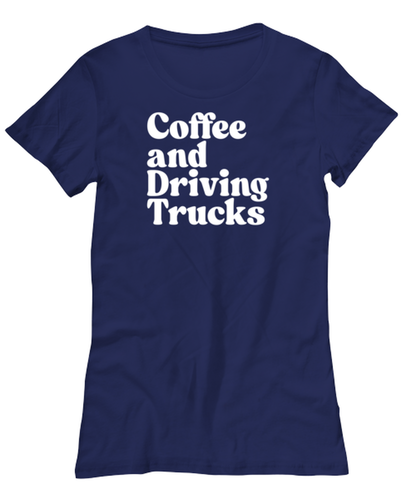 Truck driver 1970s 70s Womens Shirt, Gifts, Female Tshirt, Tee, Funny