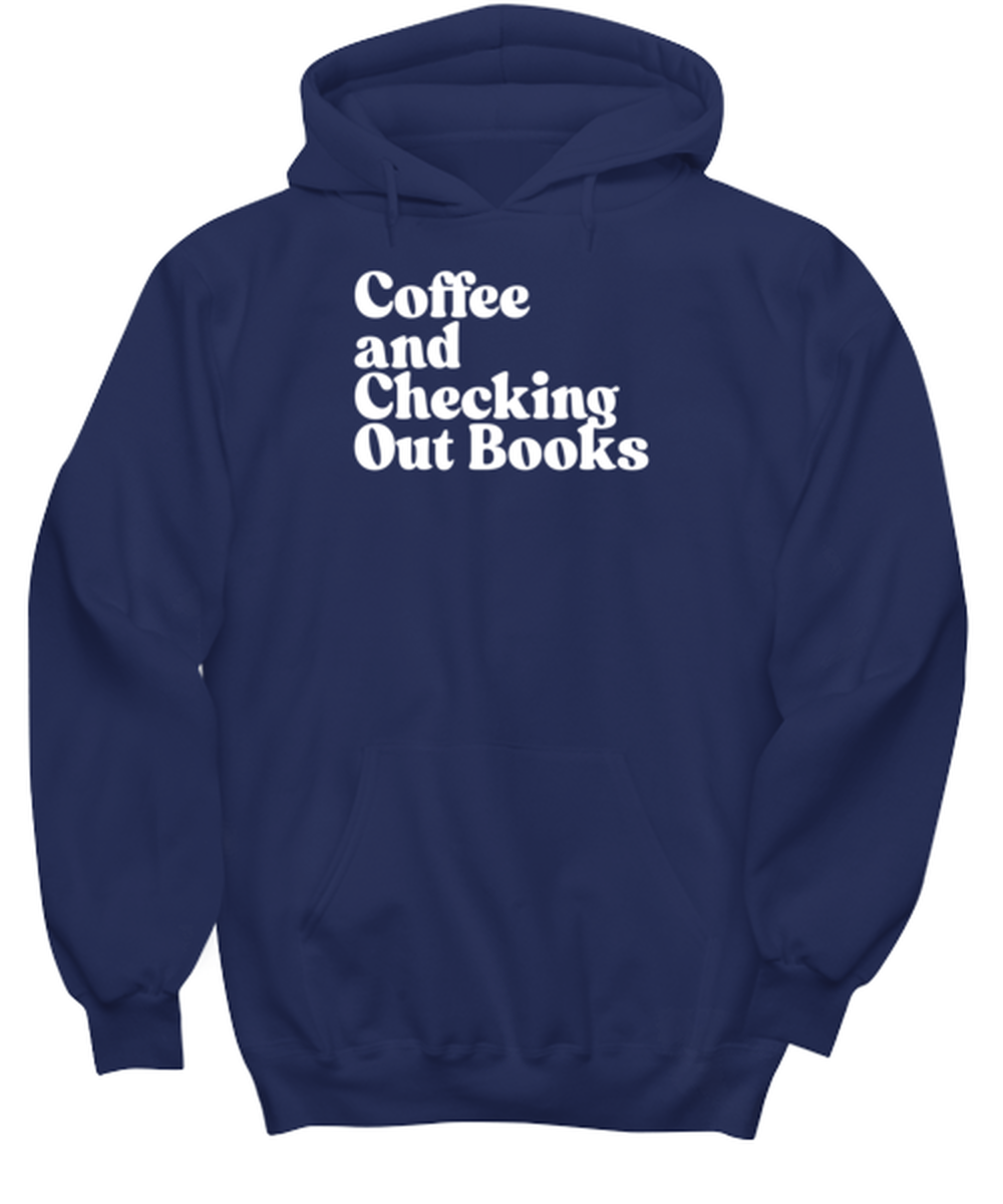 Librarian 1970s 70s Hoodie, Gifts, Unisex Hooded Sweatshirt, Hoodie Shirt, Funny