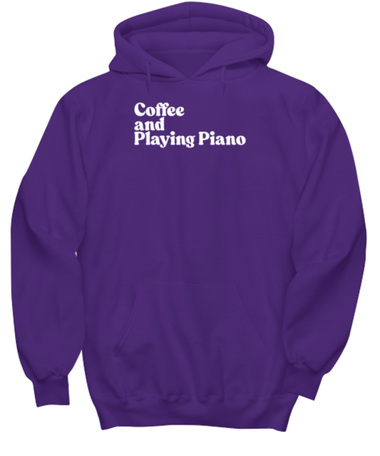 Piano Player Pianist 1970s 70s Hoodie, Gifts, Unisex Hooded Sweatshirt, Hoodie Shirt, Funny