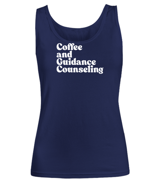 Guidance Counselor 1970s 70s Womens Tank Top, Gifts, Female Tank Shirt, Funny