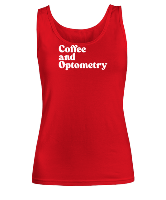 Optometrist Optometry Graduation 1970s 70s Womens Tank Top, Gifts, Female Tank Shirt, Funny