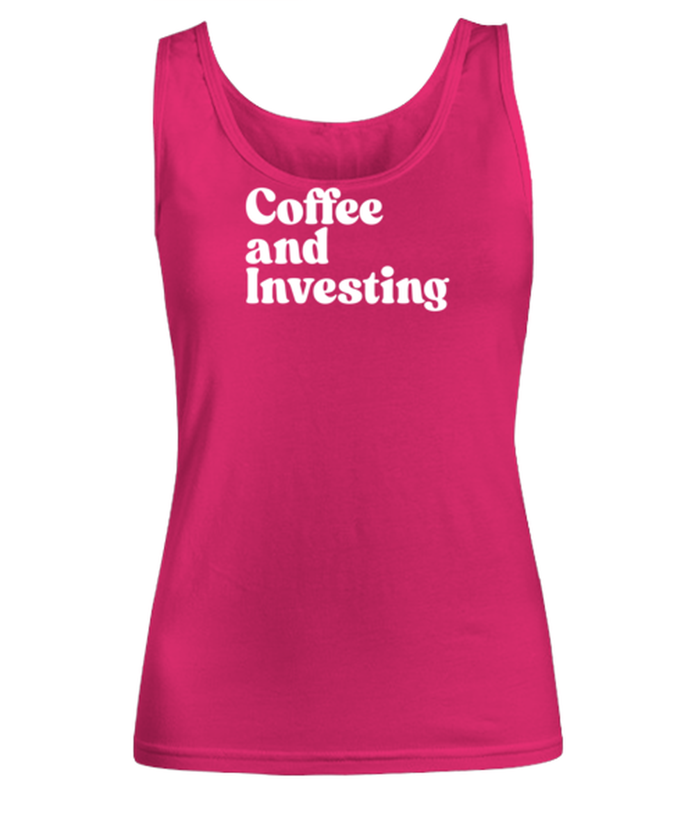 Investor Financial Advisor 1970s 70s Womens Tank Top, Gifts, Female Tank Shirt, Funny