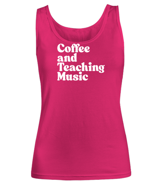 Music Teacher Graduation 1970s 70s Womens Tank Top, Gifts, Female Tank Shirt, Funny