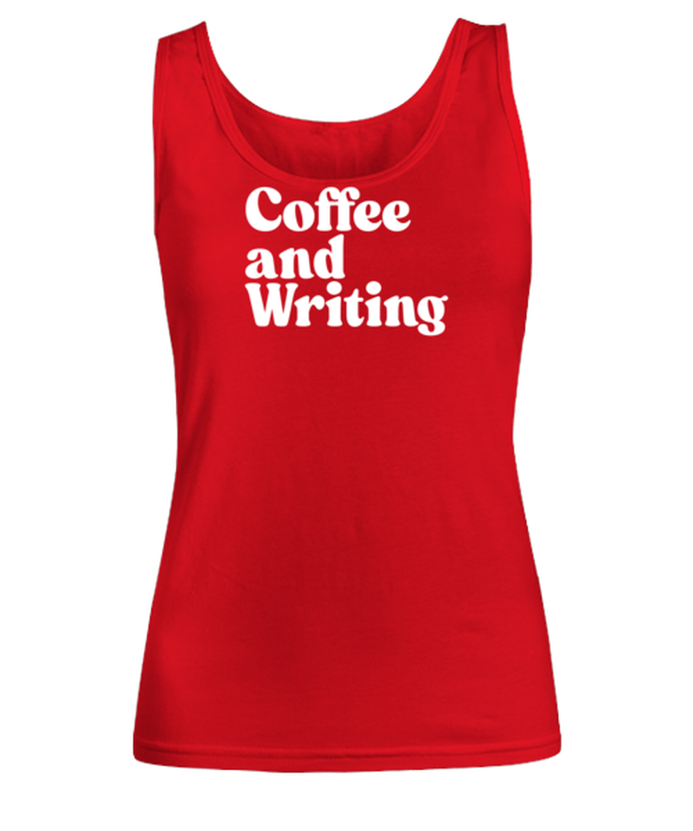 Writer Author 1970s 70s Womens Tank Top, Gifts, Female Tank Shirt, Funny