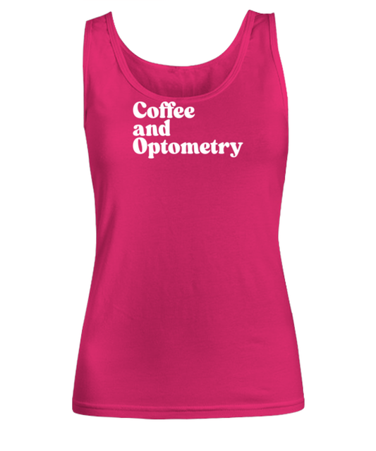 Optometrist Optometry Graduation 1970s 70s Womens Tank Top, Gifts, Female Tank Shirt, Funny