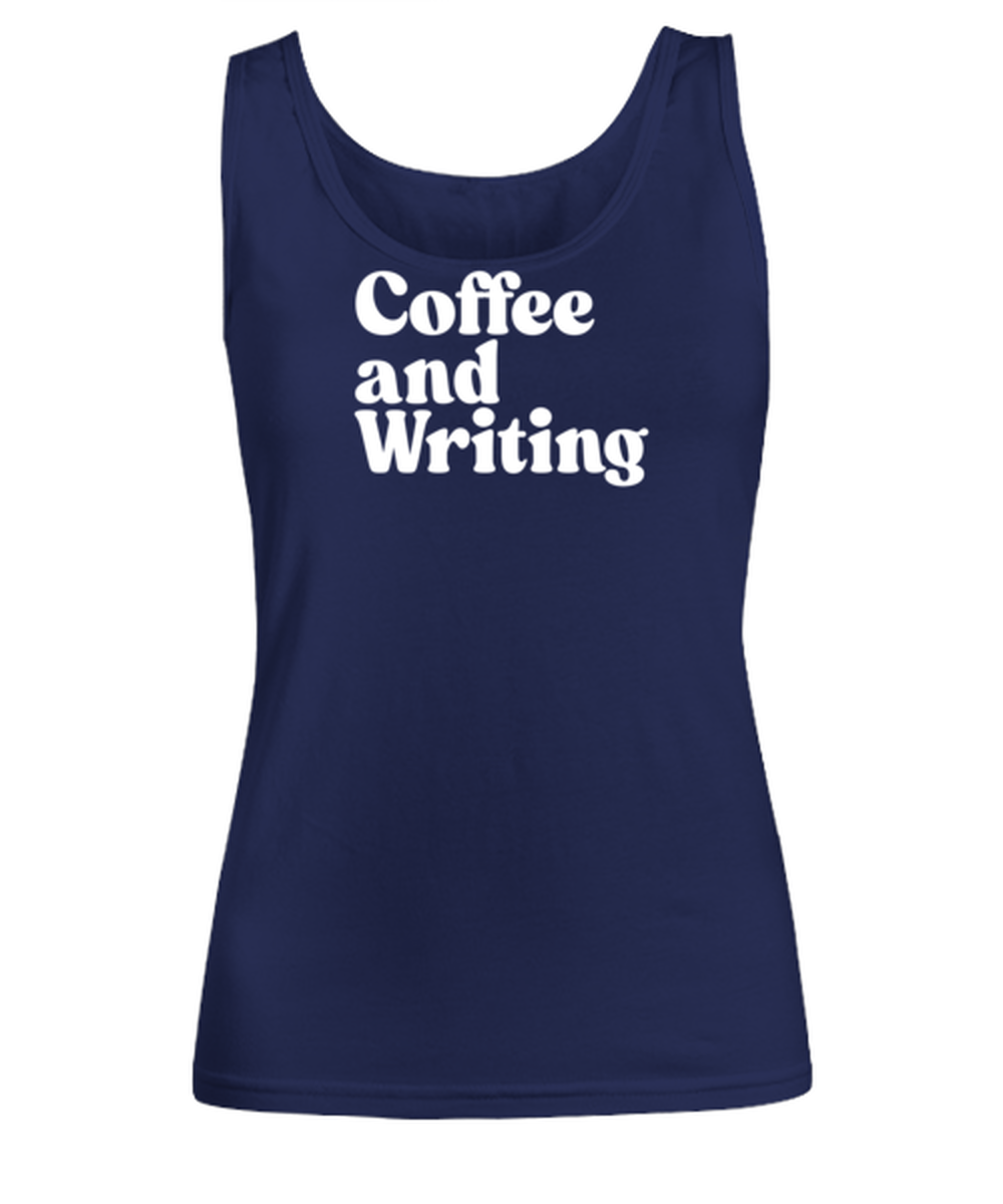 Writer Author 1970s 70s Womens Tank Top, Gifts, Female Tank Shirt, Funny